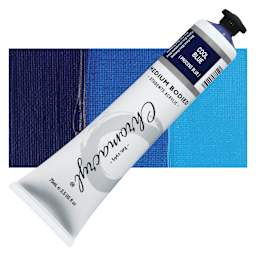 Chromacryl Students' Acrylic - Cool Blue, 2.5 oz tube and swatch