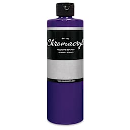 Chromacryl Students' Acrylics - Violet, 16 oz bottle