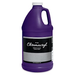 Chromacryl Students' Acrylics - Violet, 64 oz bottle