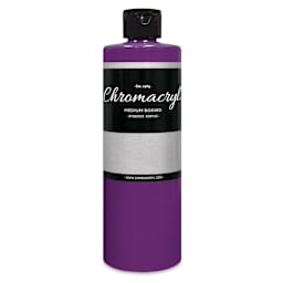 Chromacryl Students' Acrylics - Neon Violet, 16 oz bottle