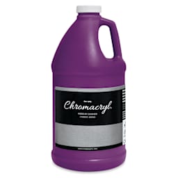 Chromacryl Students' Acrylics - Neon Violet, 64 oz bottle
