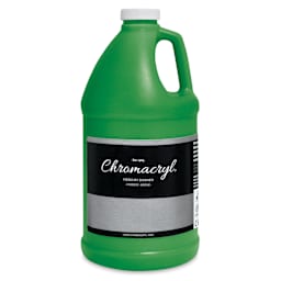 Chromacryl Students' Acrylics - Green Light, 64 oz bottle