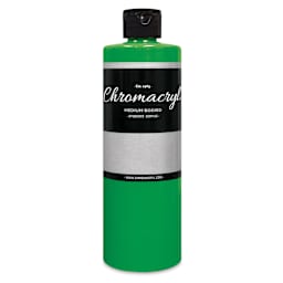 Chromacryl Students' Acrylics - Neon Green, 16 oz bottle
