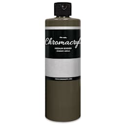 Chromacryl Students' Acrylics - Raw Umber, 16 oz bottle