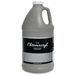 Chromacryl Students' Acrylics - Silver, 64 oz bottle