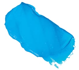 Blickrylic Gel Medium, mixed with blue paint