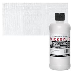 Blickrylic Student Acrylic - Blockout White, Pint and swatch