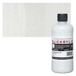 Blickrylic Student Acrylic - Titanium White, Pint and swatch