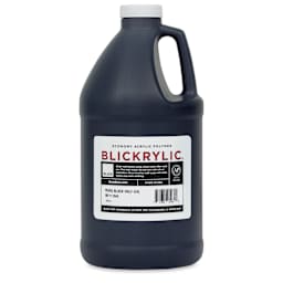 Blickrylic Student Acrylics - Mars Black, Half Gallon