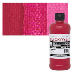 Blickrylic Student Acrylic - Magenta, Pint and swatch