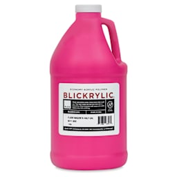 Blickrylic Student Acrylics - Fluorescent Magenta, Half Gallon