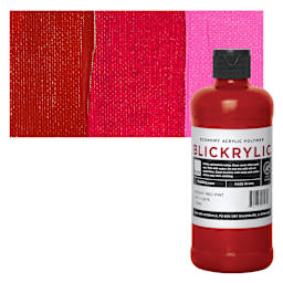 Blickrylic Student Acrylic - Bright Red, Pint and swatch