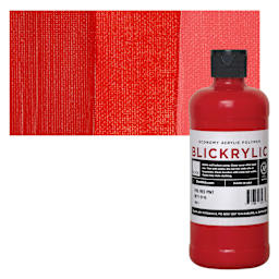 Blickrylic Student Acrylic - Fire Red, Pint and swatch