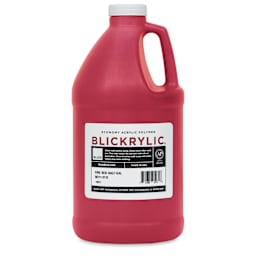 Blickrylic Student Acrylics - Fire Red, Half Gallon