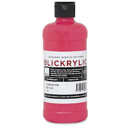 Blickrylic Student Acrylics - Fluorescent Red, Pint