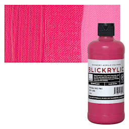 Blickrylic Student Acrylic - Phthalo Red, Pint and swatch