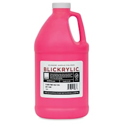 Blickrylic Student Acrylics - Fluorescent Pink, Half Gallon