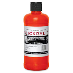Blickrylic Student Acrylics - Fluorescent True Red, Pint