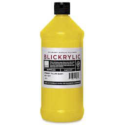 Blickrylic Student Acrylics - Primary Yellow, Quart