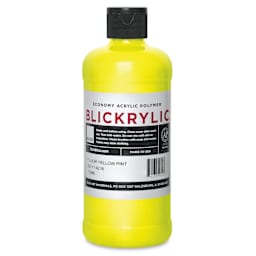 Blickrylic Student Acrylics - Fluorescent Yellow, Pint