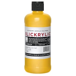 Blickrylic Student Acrylics - Deep Yellow, Pint