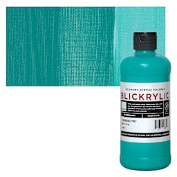 Blickrylic Student Acrylic - Turquoise, Pint and swatch