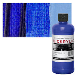 Blickrylic Student Acrylic - Ultramarine Blue, Pint and swatch