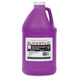 Blickrylic Student Acrylics - Fluorescent Violet, Half Gallon