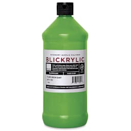 Blickrylic Student Acrylics - Fluorescent Green, Quart