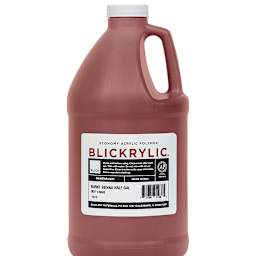 Blickrylic Student Acrylics - Burnt Sienna, Half Gallon