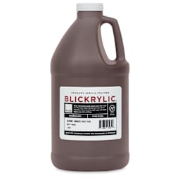 Blickrylic Student Acrylics - Burnt Umber, Half Gallon