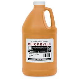 Blickrylic Student Acrylics - Raw Sienna, Half Gallon