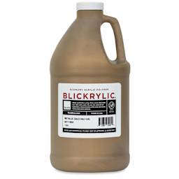 Blickrylic Student Acrylics - Metallic Gold, Half Gallon