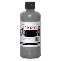 Blickrylic Student Acrylics - Metallic Silver, Pint