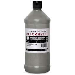 Blickrylic Student Acrylics - Metallic Silver, Quart