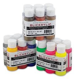 Blickrylic Student Acrylic Paints and Sets, Sets of 6