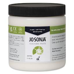 Chroma's Jo Sonja Texture Paste Medium - 8 oz Jar - front
