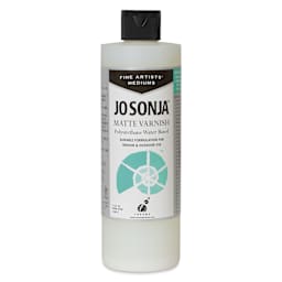 Jo Sonja's Polyurethane Varnish - Matte, 16 oz bottle - front
