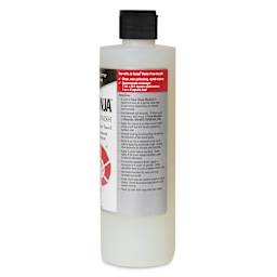 Jo Sonja's Polyurethane Varnish - Satin, 16 oz bottle - side