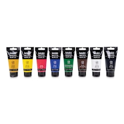 Liquitex Basics Acrylic Set - Color Mixing Set, 2.5 oz Tubes