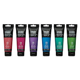 Liquitex Basics - Set of 6, Metallic Assorted, 118 ml