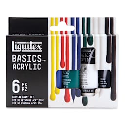 Liquitex Basics Acrylic Set - Set of 6, Basic, 0.74 oz Tubes (In packaging)