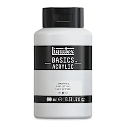 Liquitex Basics - Titanium White, 13.5 oz Squeeze Bottle