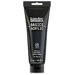 Liquitex Basics - Ivory Black, 8.5 oz tube
