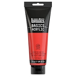 Liquitex Basics - Cadmium Red Light Hue, 8.5 oz Tube