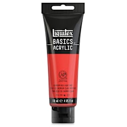 Liquitex Basics - Cadmium Red Light Hue, 4 oz tube