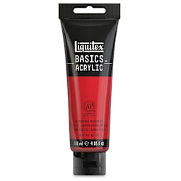 Liquitex Basics - Cadmium Red Medium Hue, 4 oz tube