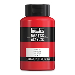 Liquitex Basics - Primary Red, 13.5 oz Squeeze Bottle