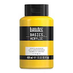 Liquitex Basics - Cadmium Yellow Medium Hue, 13.5 oz Squeeze Bottle