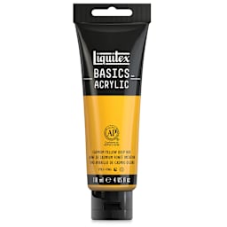 Liquitex Basics - Cadmium Yellow Deep Hue, 4 oz tube